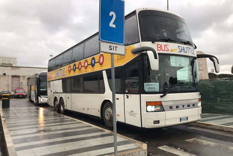 À Rome en bus depuis Ciampino 