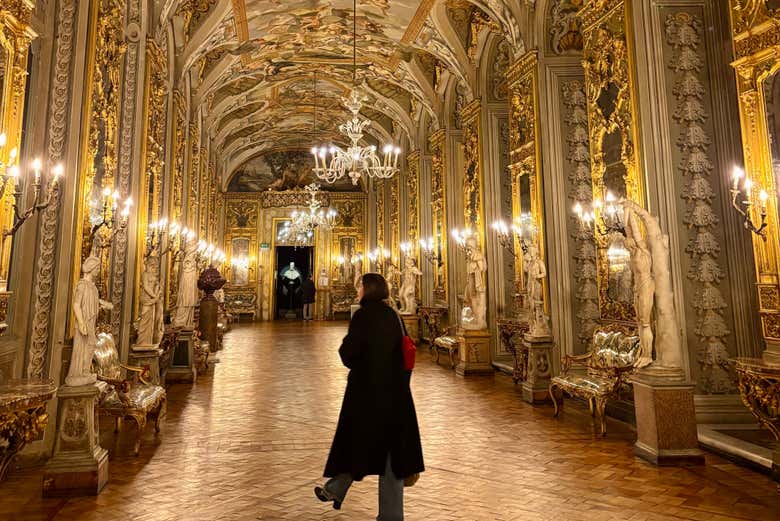 Intérieur de la galerie Doria Pamphilj