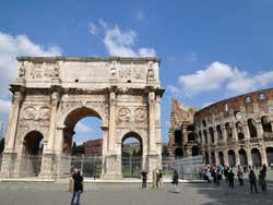 Arc de Constantin et Colisée