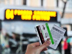Billete de transporte de Roma