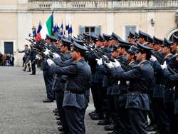 Place du Quirinal, Relève de la garde