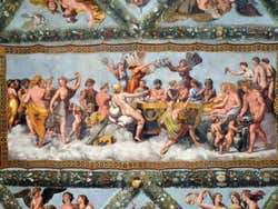 Villa Farnesina, plafond