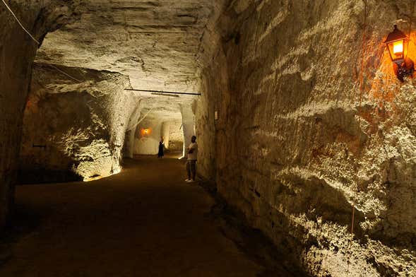 Visite des souterrains de la Via Appia et Caffarella
